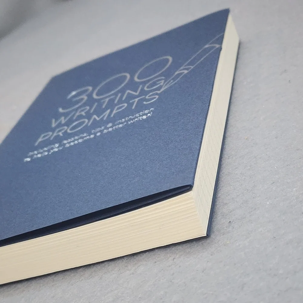 Piccadilly 300 Writing Prompts Journal Navy Blue Creative‎ Lessons 204 Pages